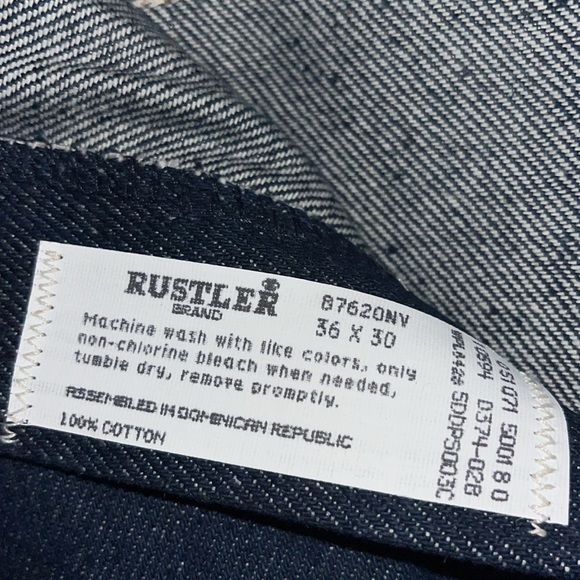 Vintage NWT Rustler bootcut jeans size 36x30 - Picture 4 of 4